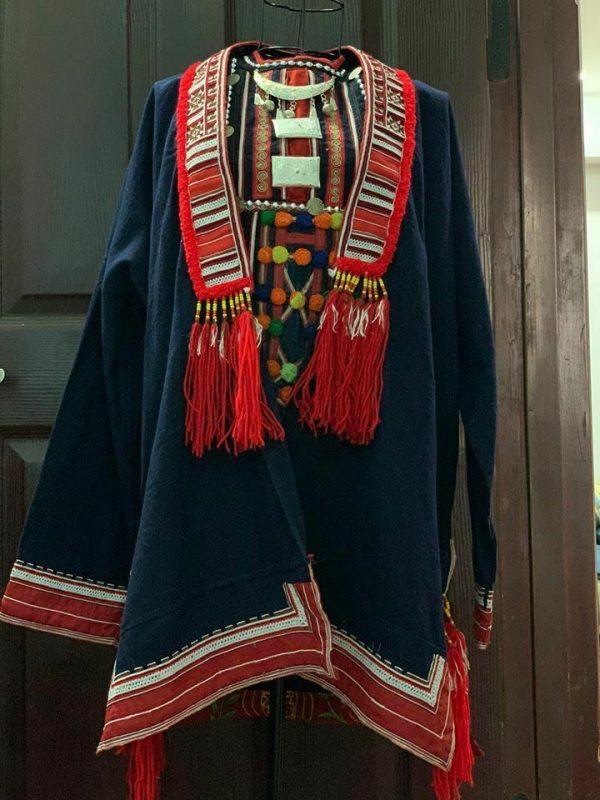 Women Hmong Ethnic Jacket Coat Loose Vintage Cardigan Outwear decor home