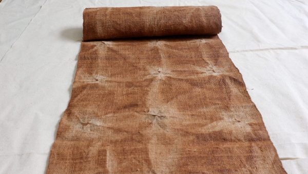 Vintage Abstract hemp fabric
